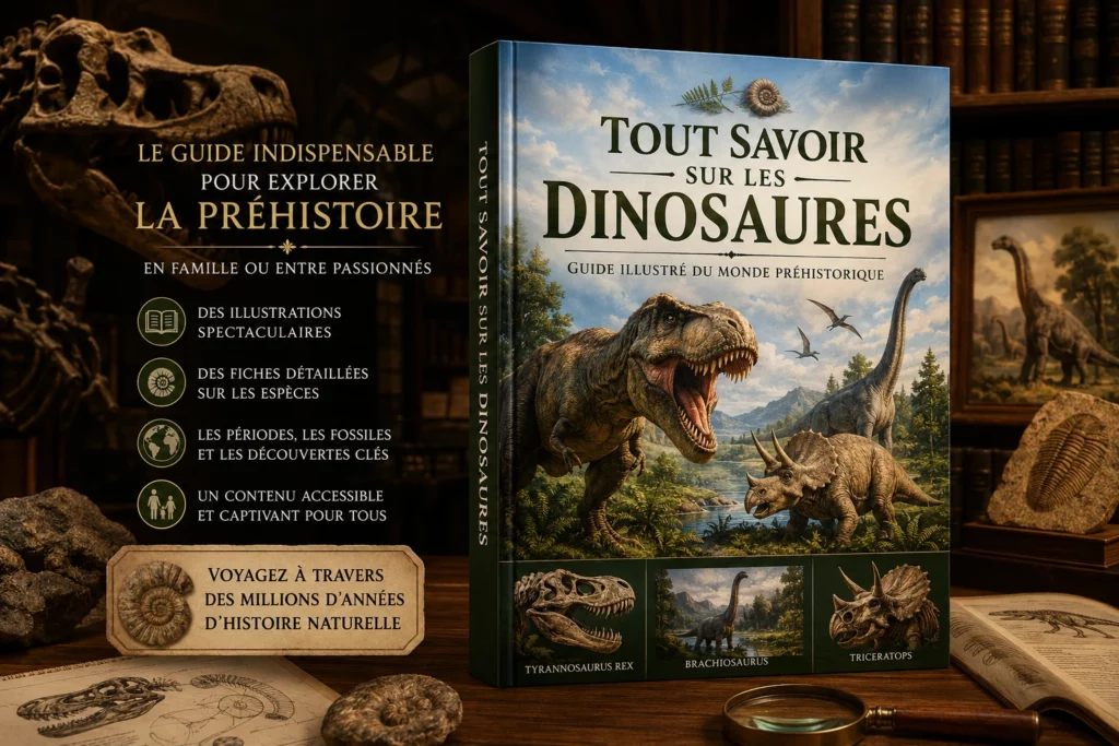 Tout savoir sur les dinosaures, guide illustré sur les espèces préhistoriques