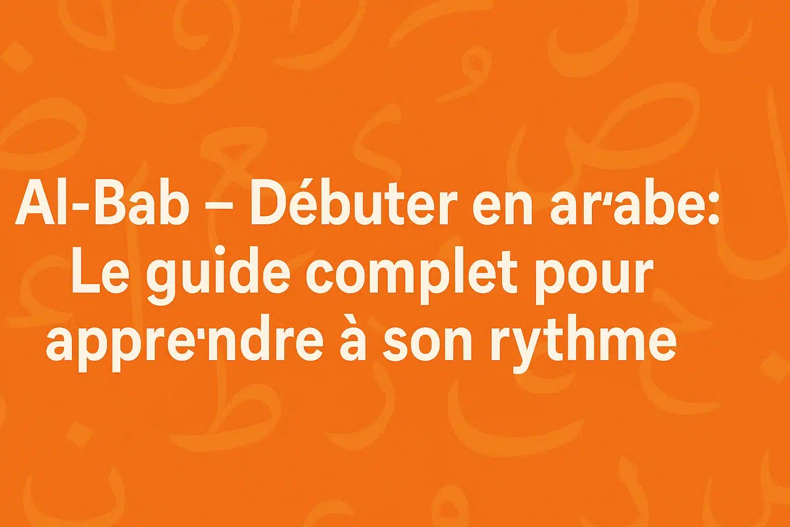 Meilleurs livres pour apprendre l'Arabe