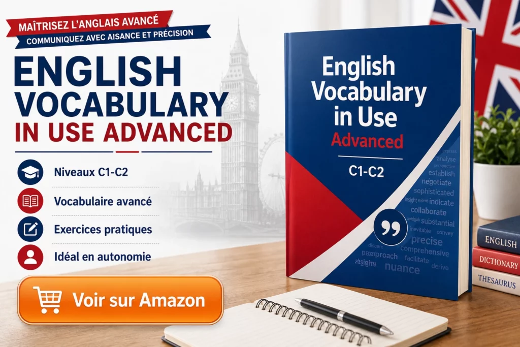 English Vocabulary in Use Advanced, livre de vocabulaire anglais niveau C1-C2