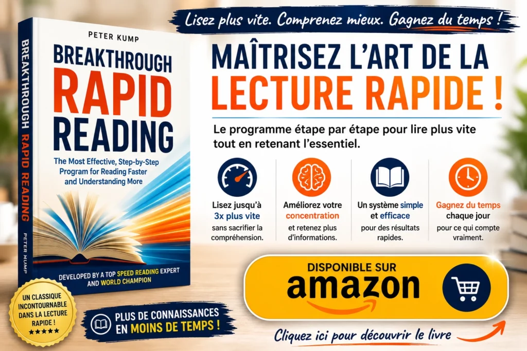 Livre Breakthrough Rapid Reading pour apprendre la lecture rapide et lire plus vite