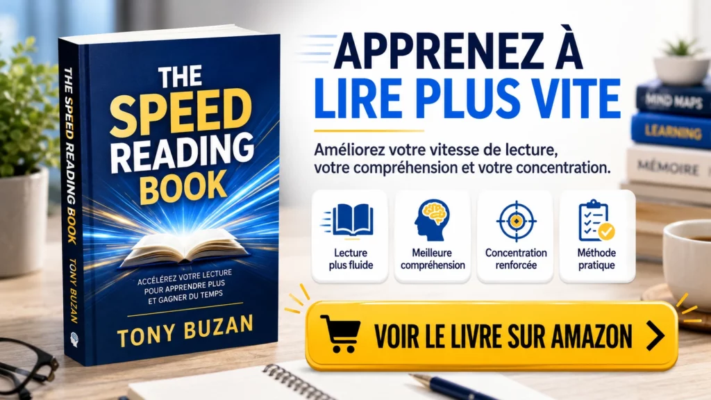 The Speed Reading Book, livre pour apprendre la lecture rapide et améliorer sa vitesse de lecture