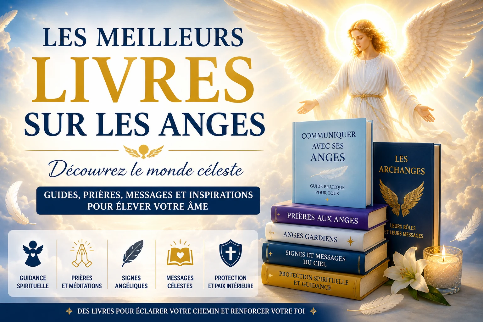 Sélection des meilleurs livres sur les anges, les anges gardiens, les archanges et le monde céleste
