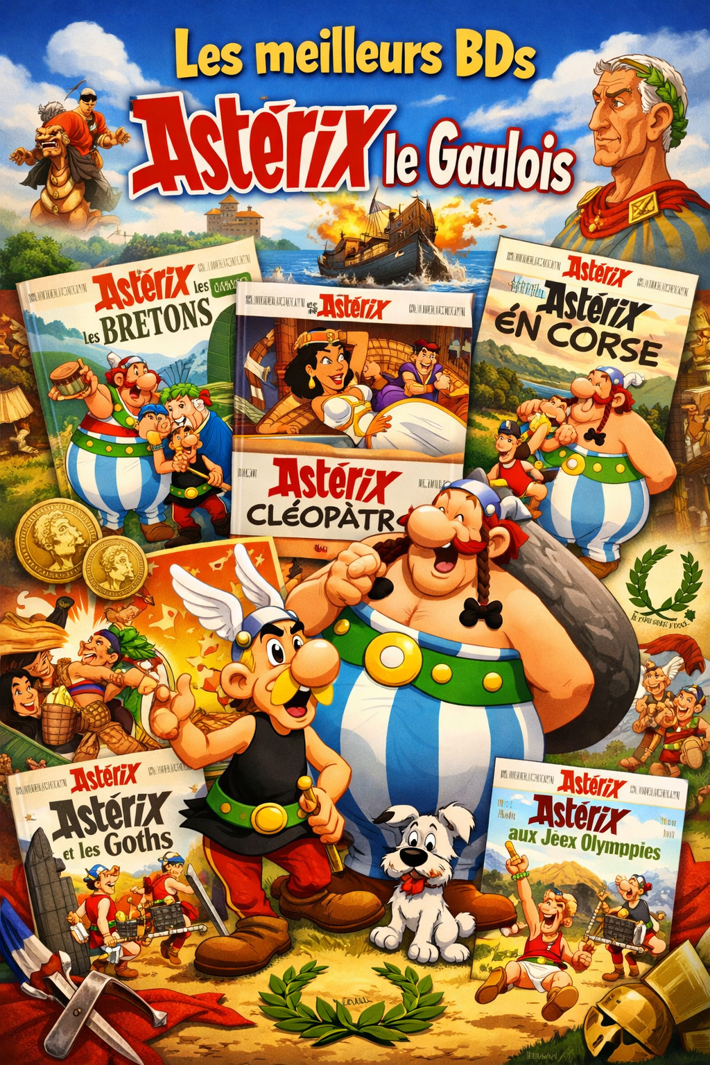 Les meilleures bandes dessinées d’Astérix le Gaulois — sélection des albums incontournables
