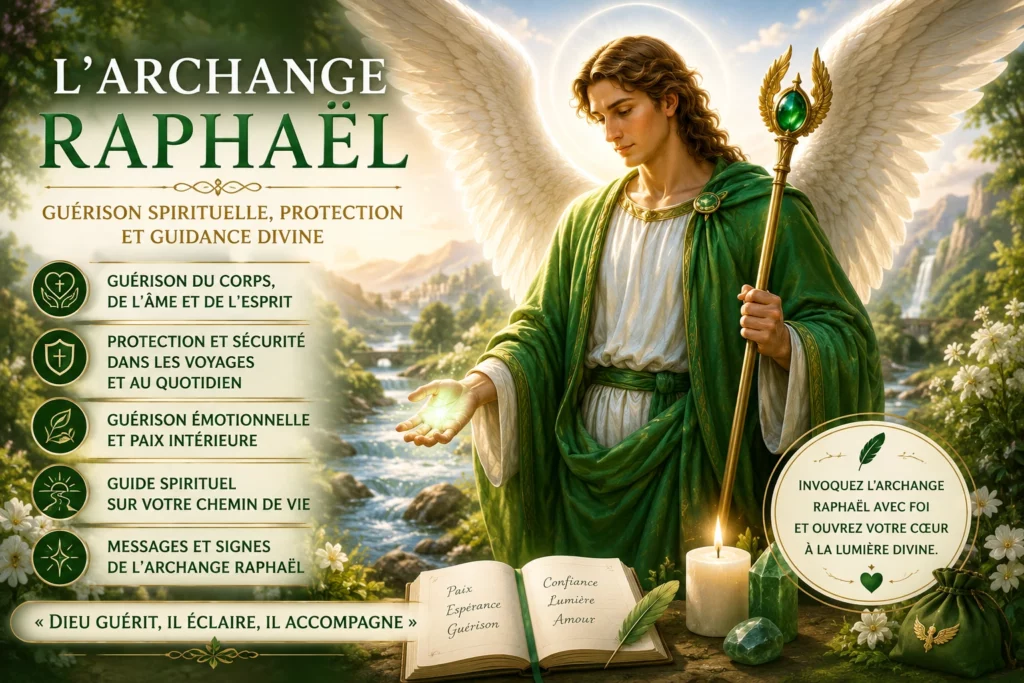 L’archange Raphaël : guérison spirituelle, protection et guide spirituel