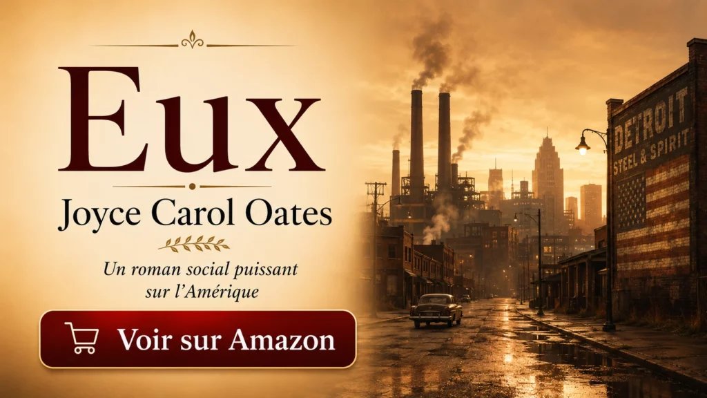 Eux de Joyce Carol Oates, roman social puissant sur l’Amérique à découvrir sur Amazon