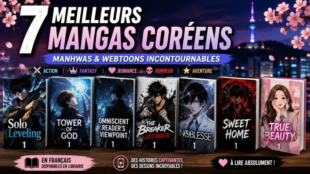 7 meilleurs mangas coréens et manhwas incontournables à lire en français